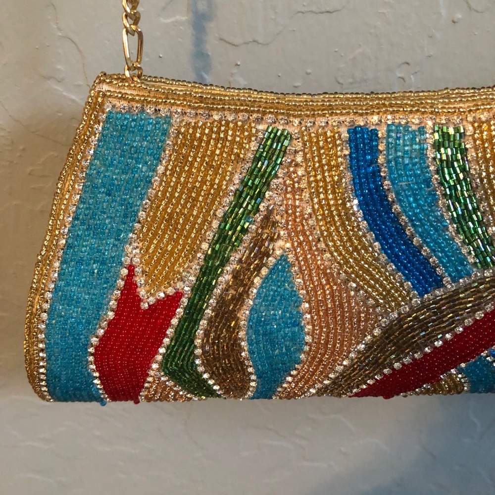 White Moon/Eileen Moon Crystal Clutch - New in Box